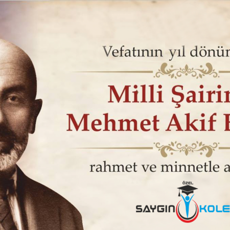 Mehmet Akif Ersoy'u, vefatının 85. yıl dönümünde saygı ve rahmetle anıyoruz.